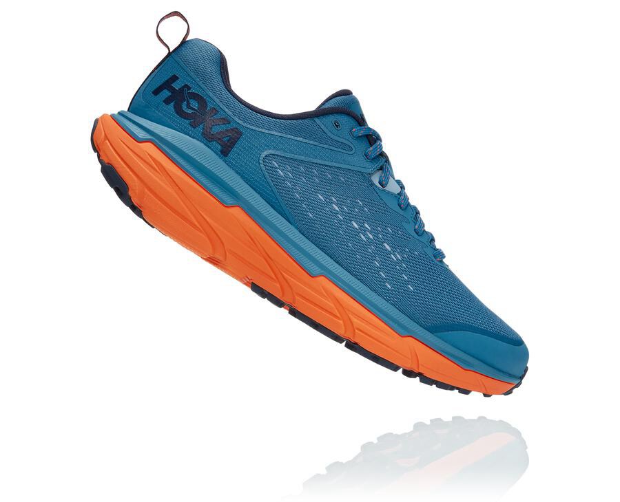 Zapatillas Trail Hoka One One Hombre - Challenger Atr 6 - Azules - UPN213064